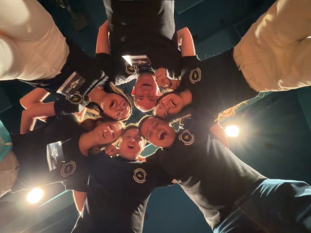 Equipe em dinâmica de grupo